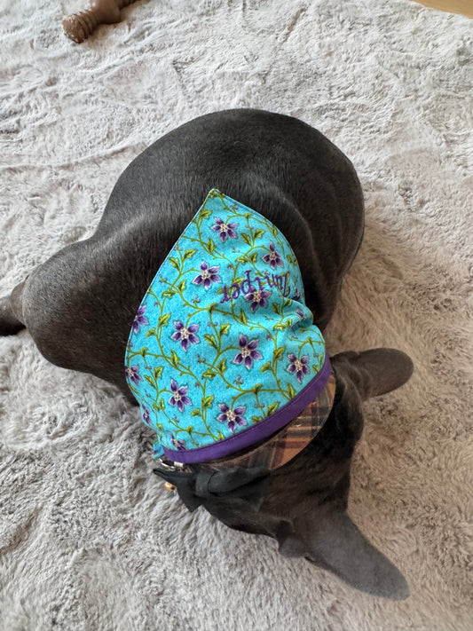 Medium dog bandana - Personalized & Embroidered $23