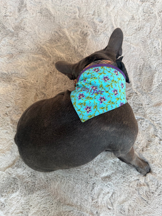 Medium dog bandana - Personalized & Embroidered $23